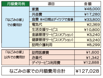 月額費用例